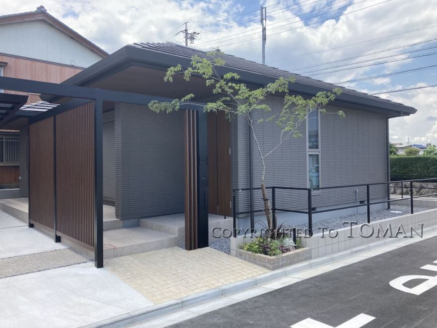 三重県四日市市S様邸和モダン新築外構工事丨日本三重-8