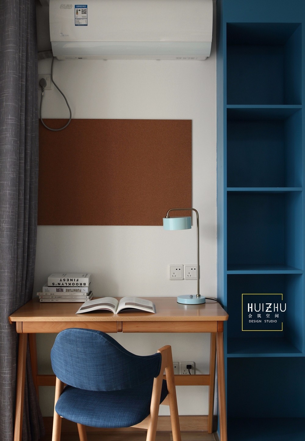 100㎡现代简约住宅  会筑空间设计-23