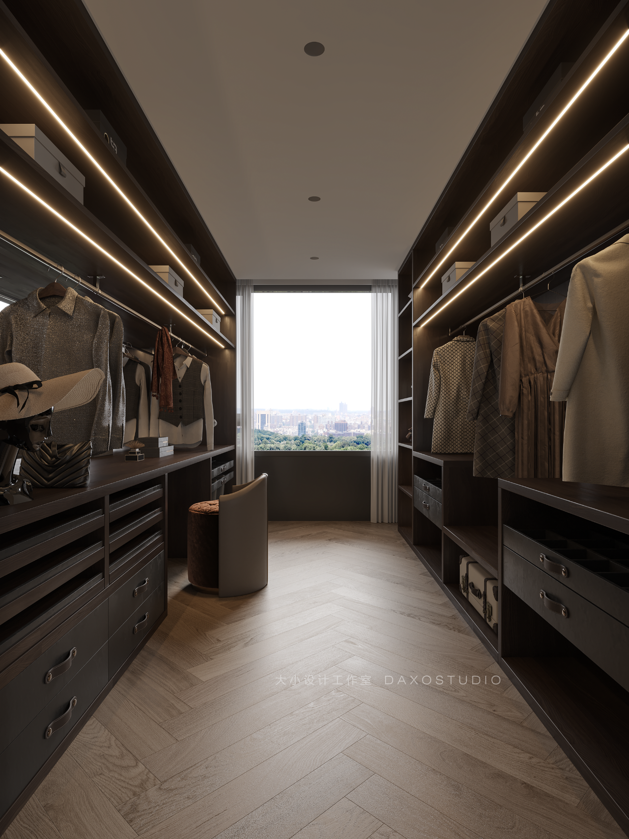 新光·皇庭水岸 520㎡顶复奢宅丨中国福建丨大小设计工作室-56