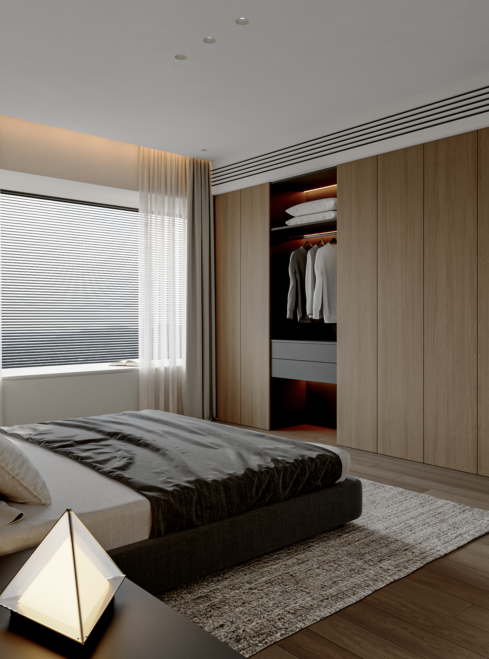 现代意式极简客餐厅 主人房丨近期表现-10