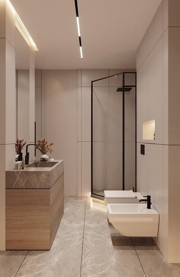 100㎡浅色系公寓 明亮舒适的现代感-27