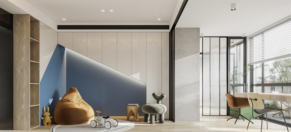 五口之家的艺术空间-21