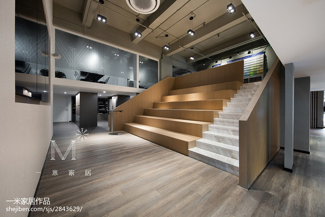 一米家居新北旗舰店办公空间装修-14