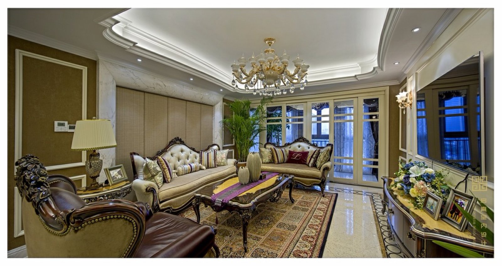 255㎡中国慈溪维科太子湾欧式住宅  启真设计-1