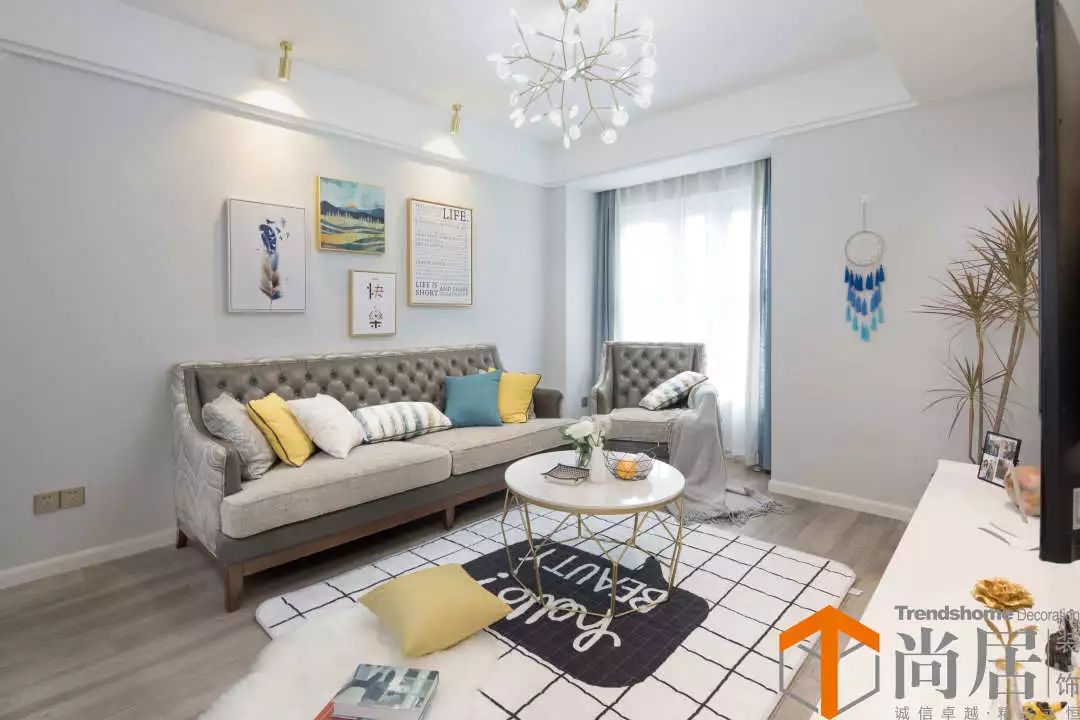 北欧风婚房设计丨尚居装饰主任设计师王娟-1