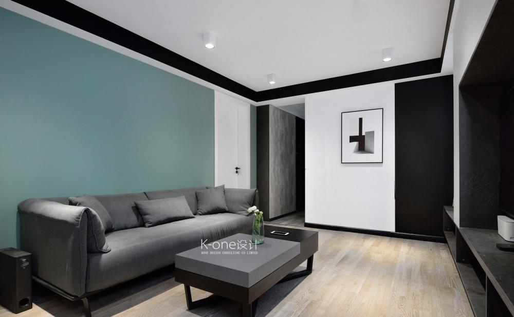 小空间大收纳 | 黑白绿的自然清新家居设计-4