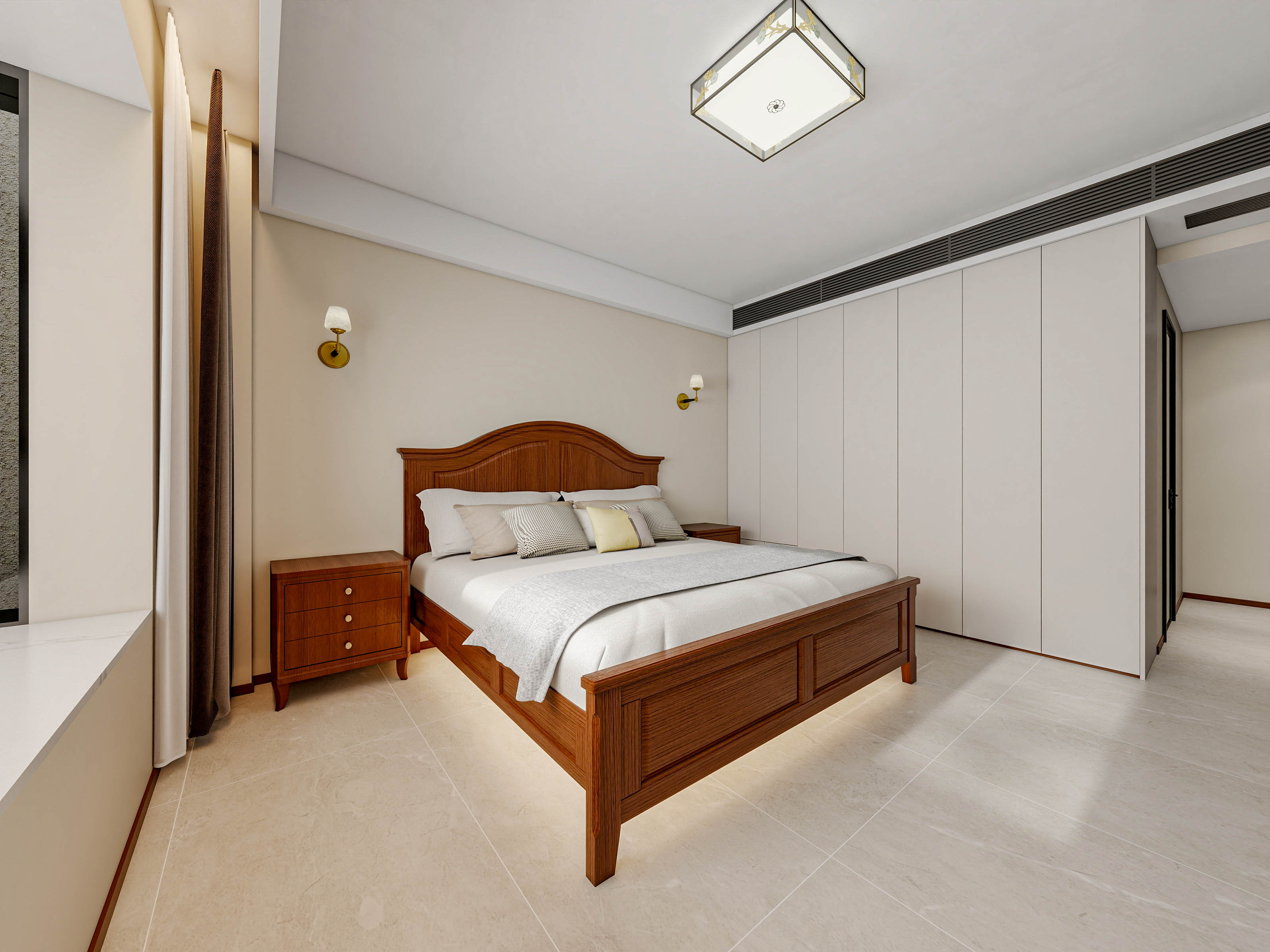 四川成都成都合院（376平方底跃简约中式三居室）-55