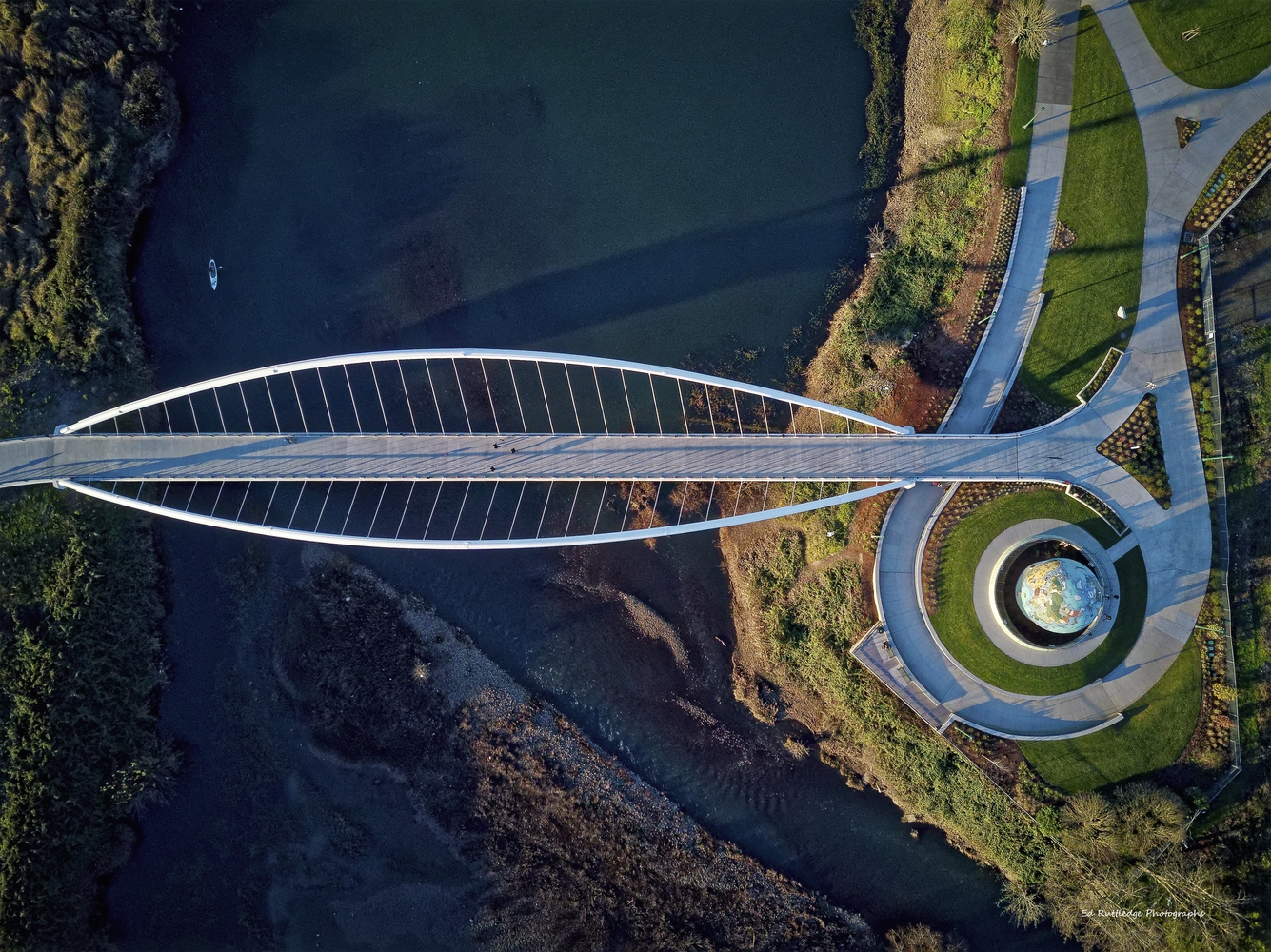 美国彼得·考特尼·明托岛自行车和人行天桥-5