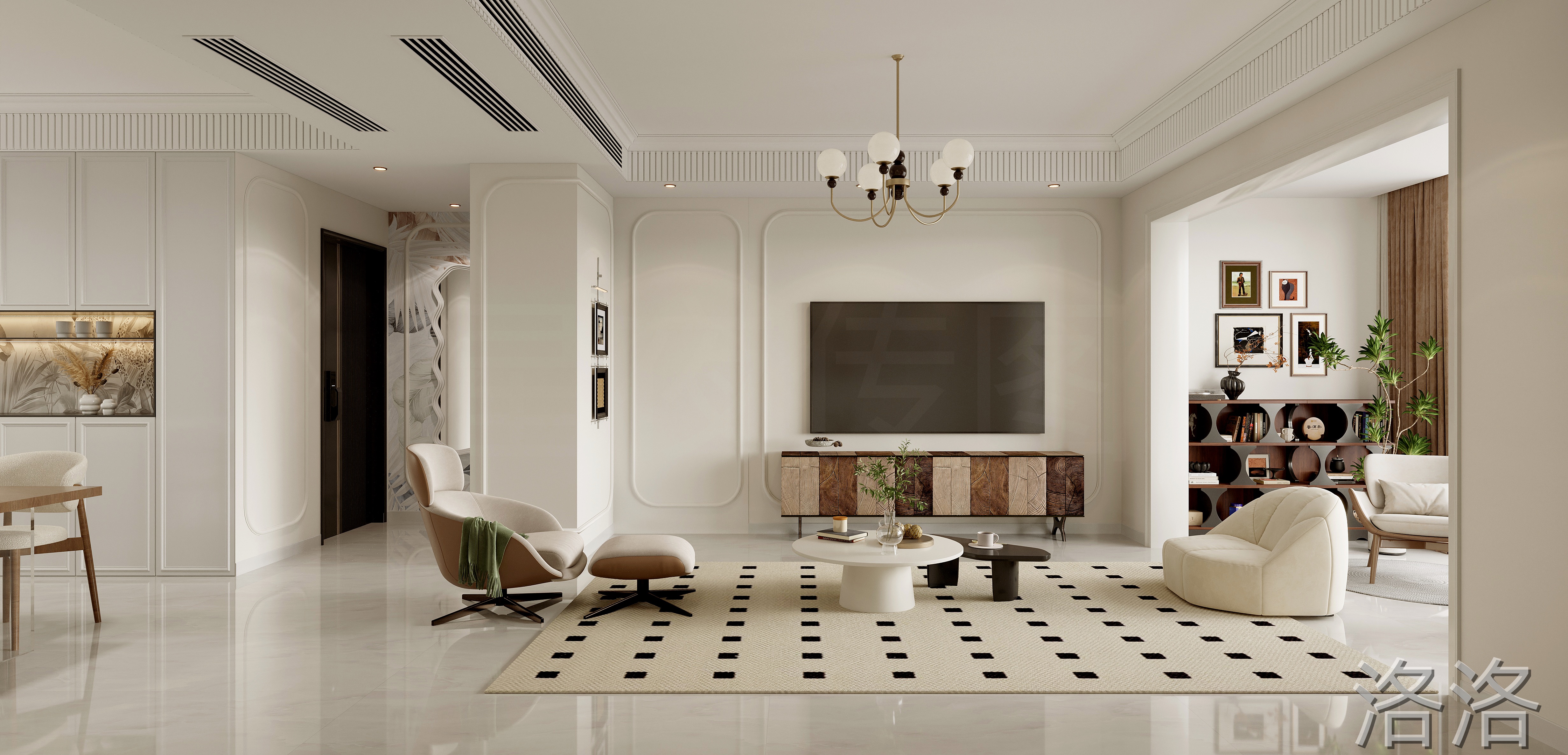 简洁美式风，每一处都充满着质感与温馨-1