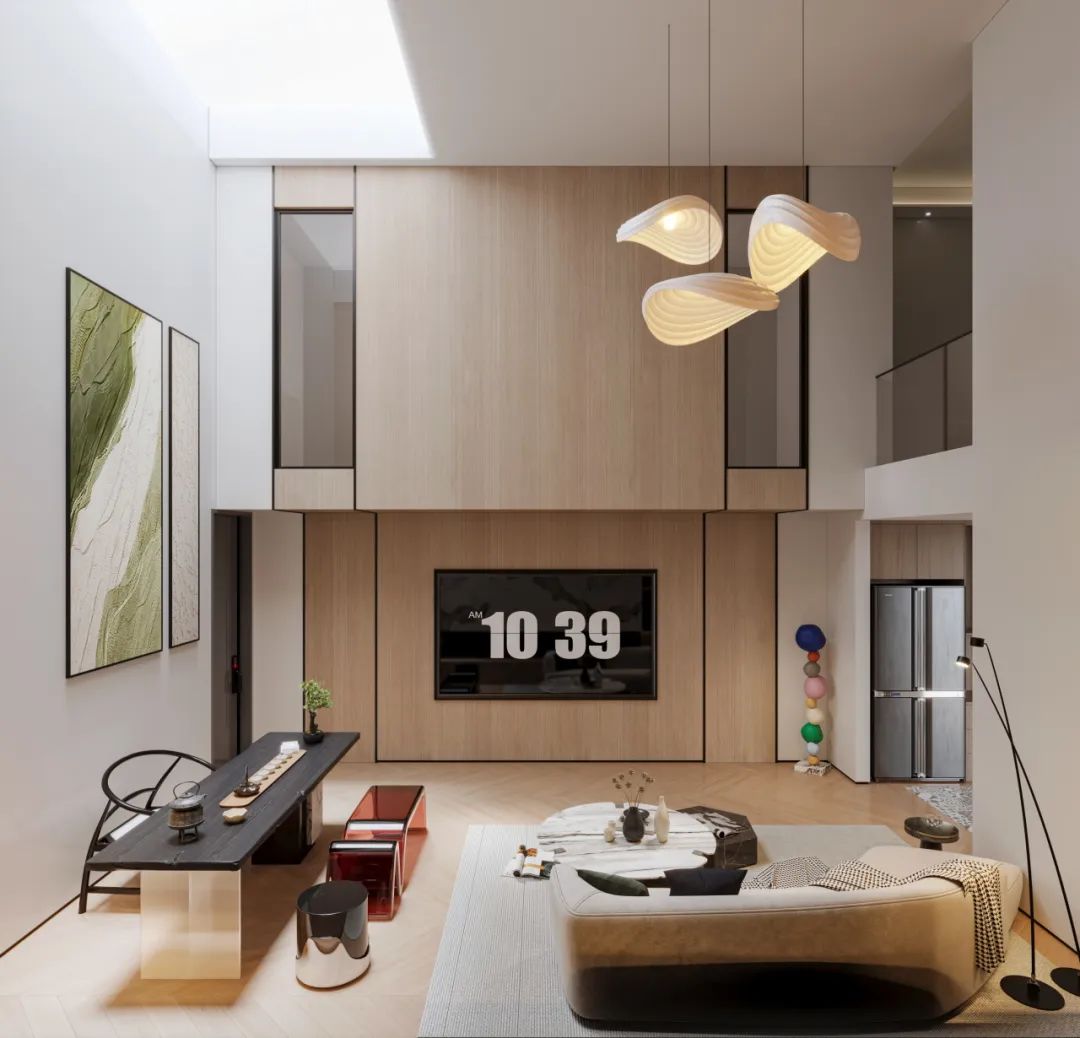 史峰设计｜340㎡叠墅，现代与时光同启-8