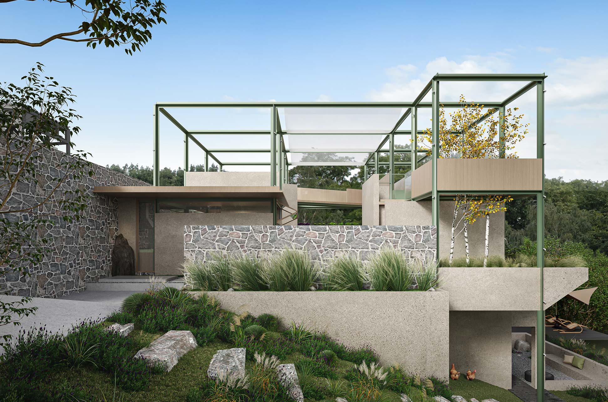 《SPACE DESIGN·院里花开》丨中国长沙丨舍近-4