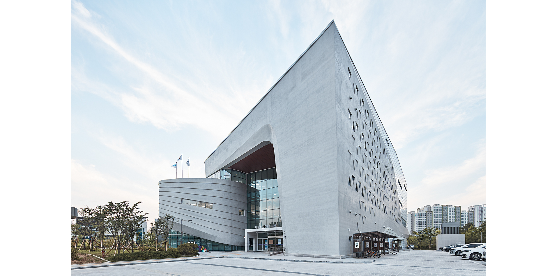 하남시 미사도서관（下南시美沙图书馆,音译）丨디엔비건축사사무소（D&B建筑事务所,音译）-3