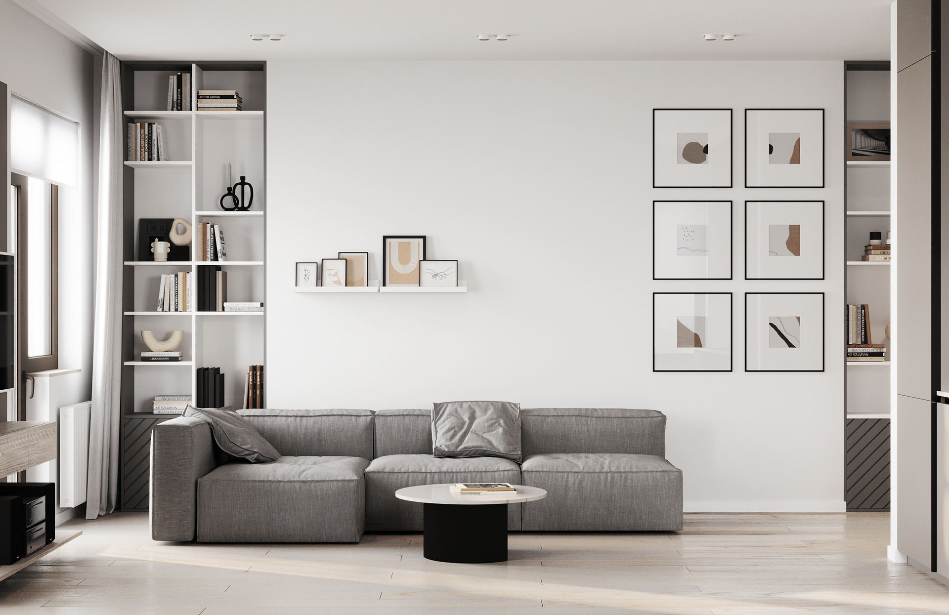 乌克兰85㎡简约风公寓设计-5