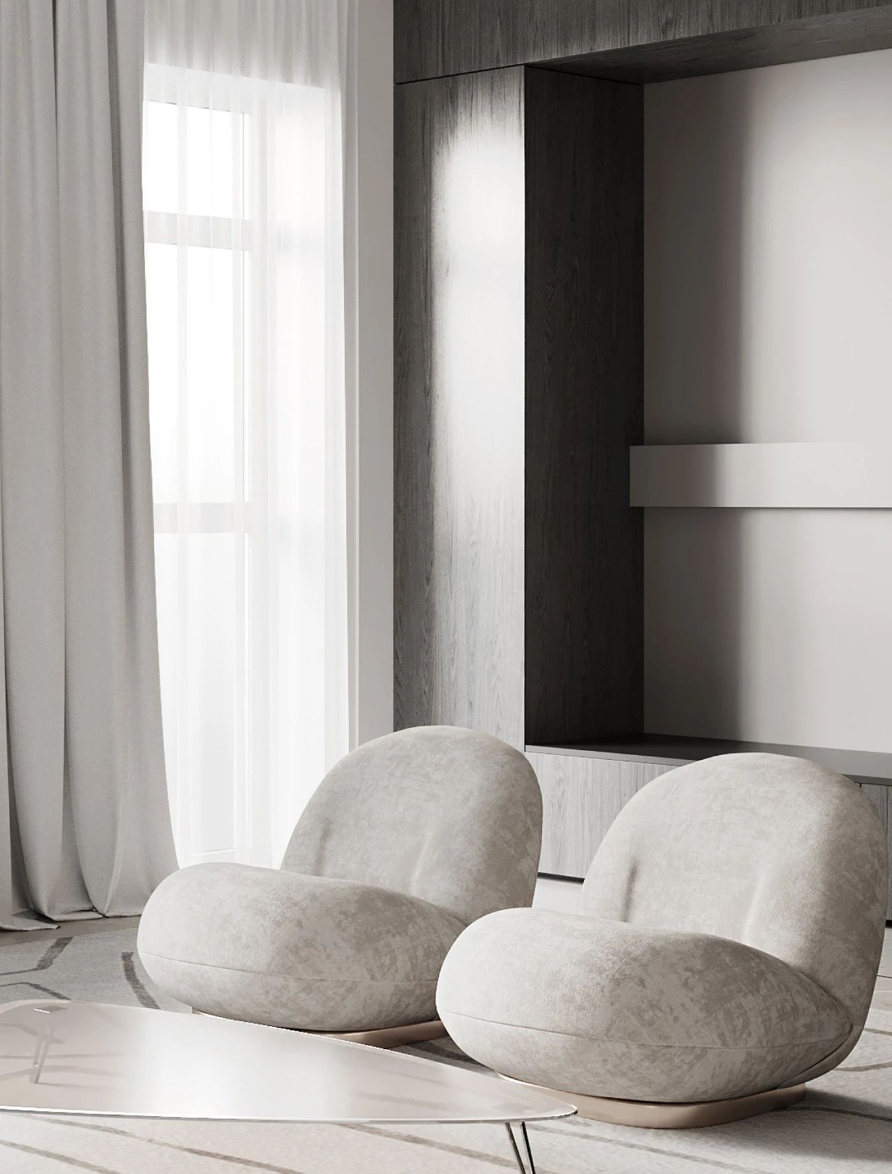 俄罗斯简约优雅公寓设计丨VERITY DESIGN-74