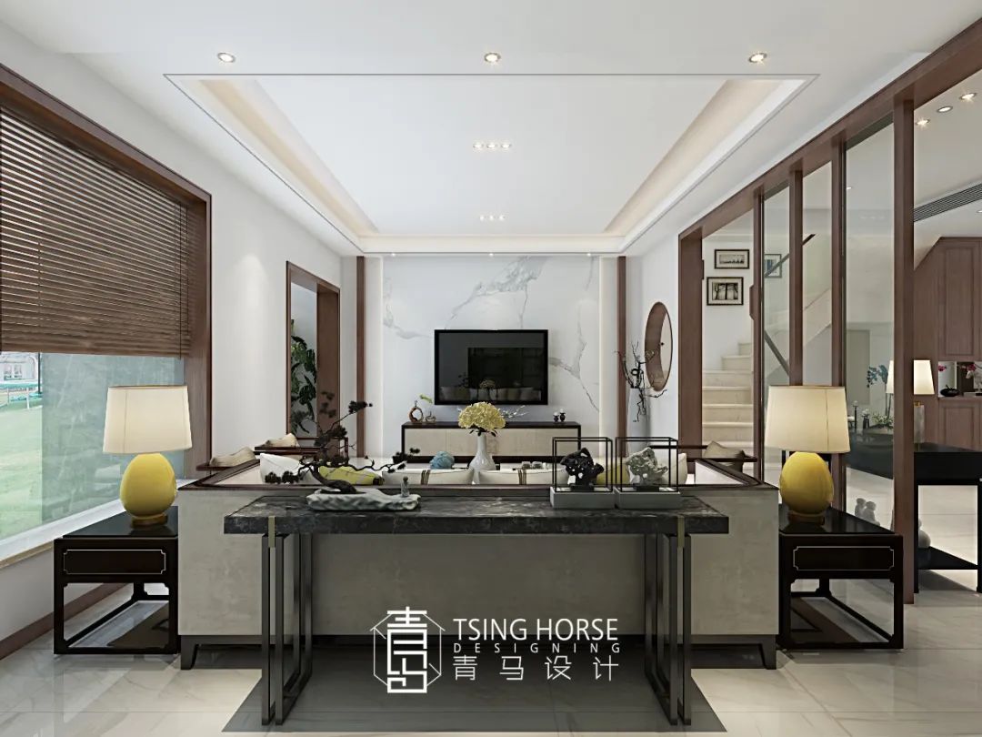 青马设计 | 400㎡东方雅韵别墅 自然与艺术的共生-87