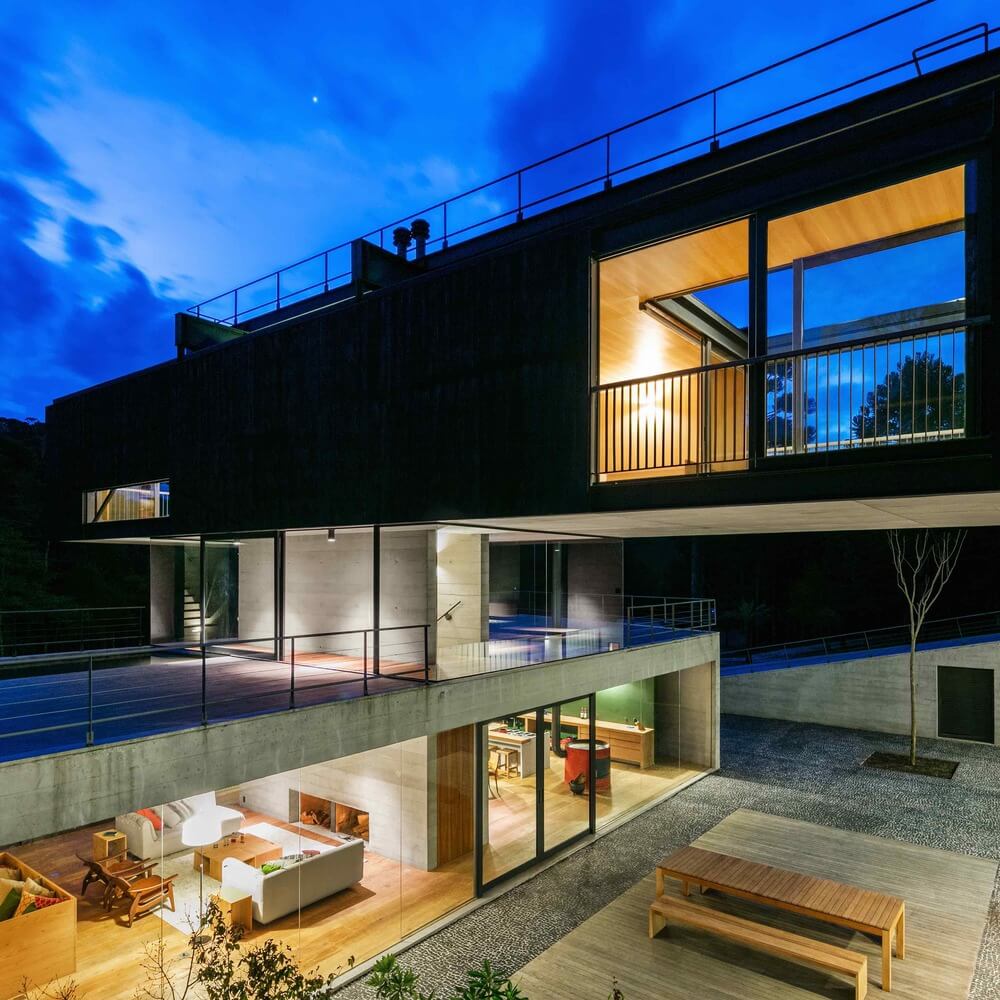 圣保罗Serra da Mantiqueira 山坡住宅                     -17