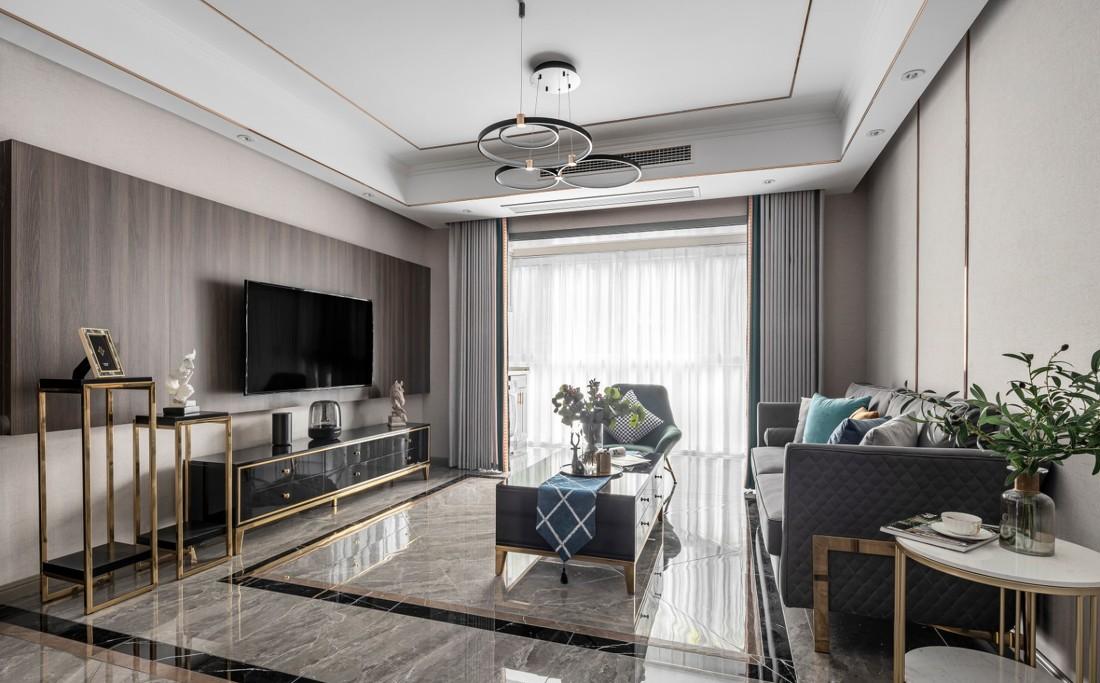 内江十亩现代混搭风家居设计，低调奢华空间融入自然光线-6