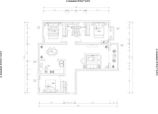 石家庄金舍装饰· 国仕山 140㎡现代中式风格装修案例-21