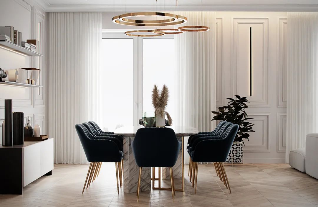 轻奢新古典,现代空间的优雅艺术丨HPISD-19