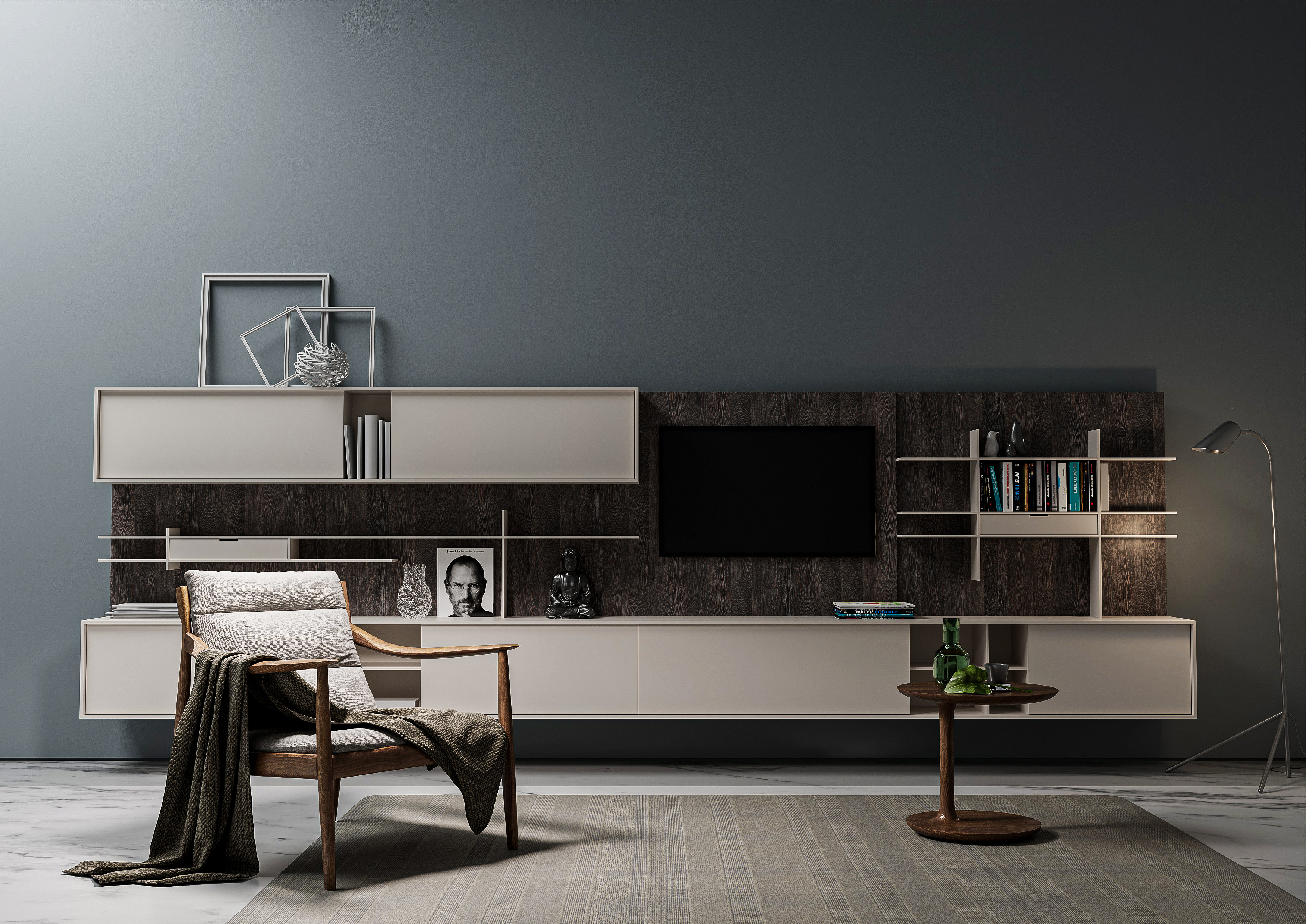 侘寂风-写实室内风格渲染-2