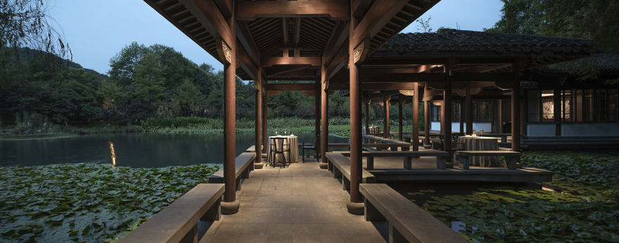 遇湖湾餐厅丨中国杭州丨慢珊瑚文旅设计-19