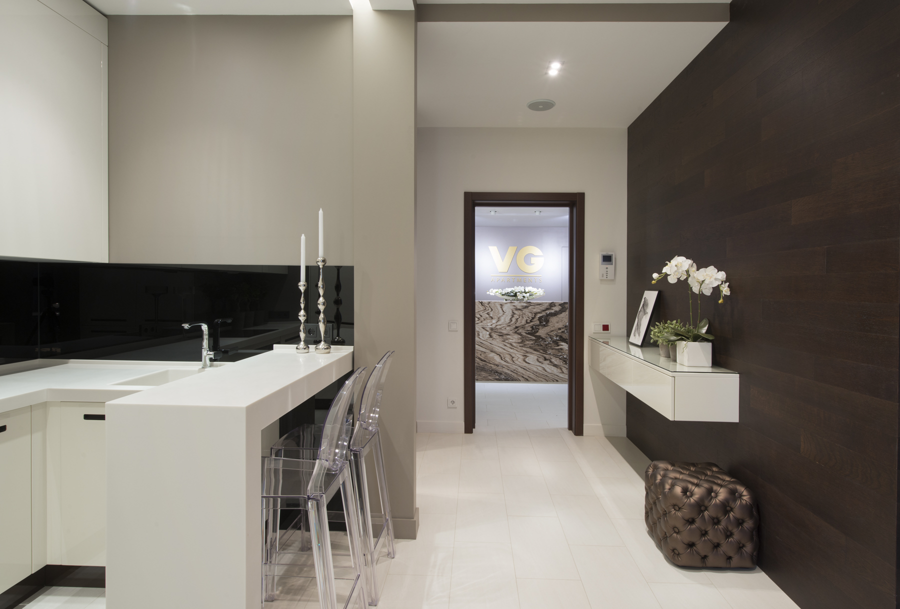 公寓酒店，The interiors of the Apartment Hotel in a residential complex Sparrow hills Alexandra Fedorova-8