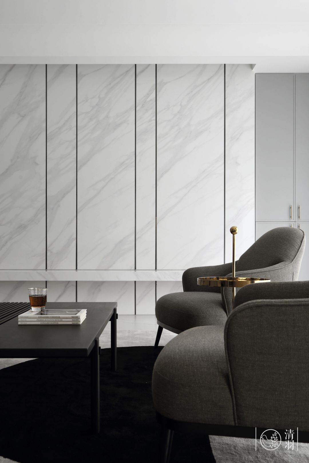 幸福诠释家的温暖——现代精致四口之家设计-38