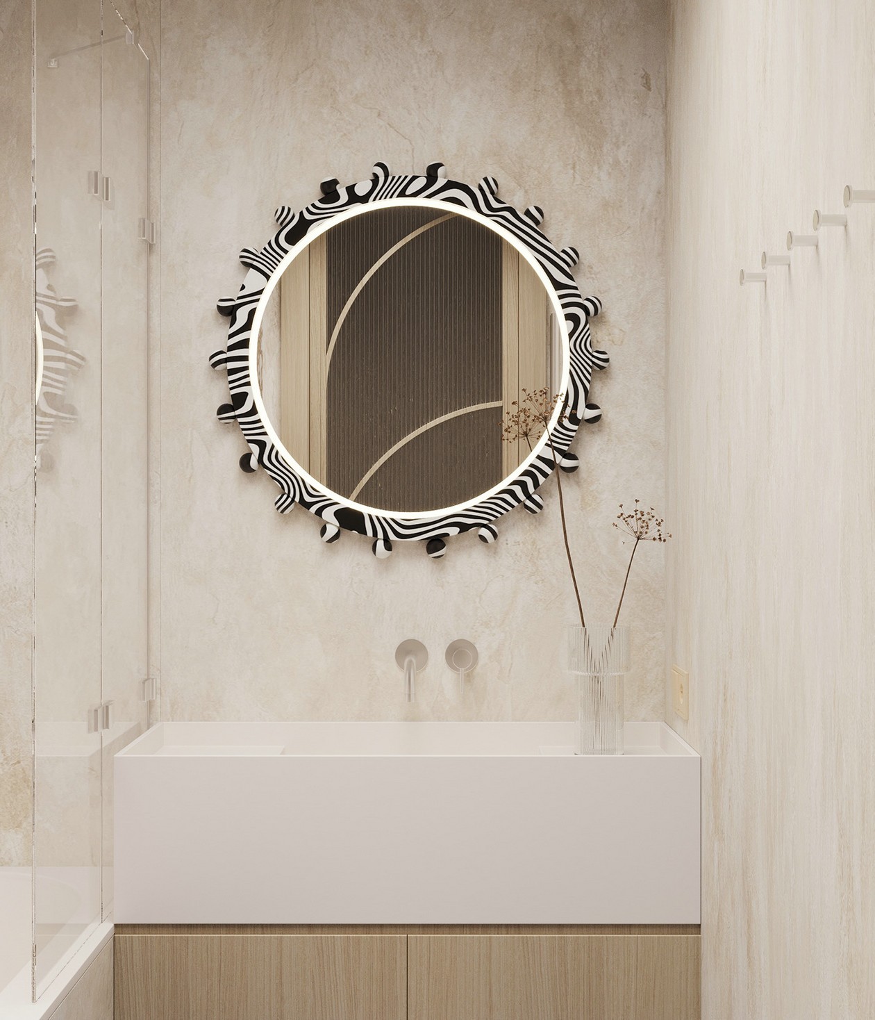 多彩色系小空间公寓设计 新时代的浪漫风情，邂逅都市自然-19