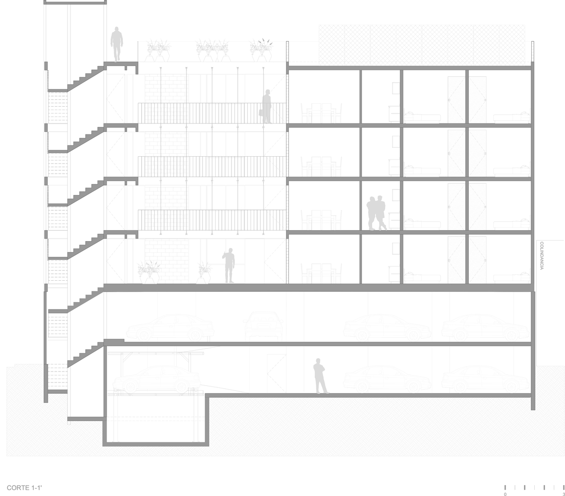 墨西哥城市中心公寓楼-19