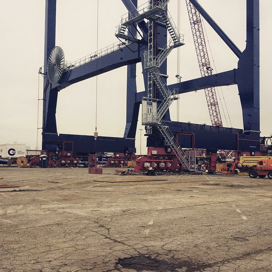 纽约基础设施观测站组织的贝永全球集装箱码头参观项目丨美国新泽西-9