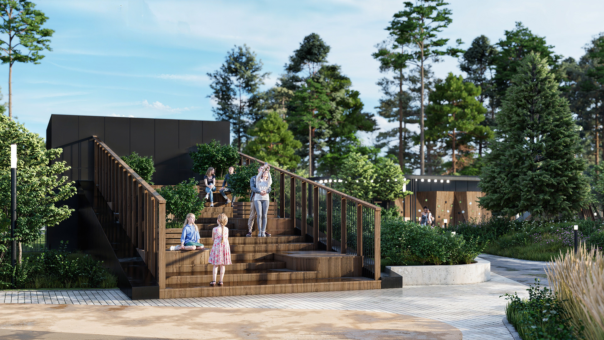 ЖК Шервуд小区环境整治丨俄罗斯巴尔瑙尔丨未明确体现-11