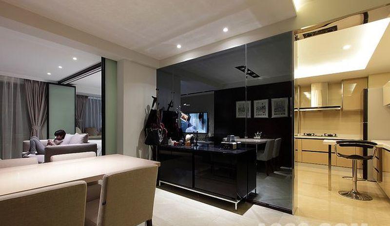 天津华庭装饰现代简约案例-19