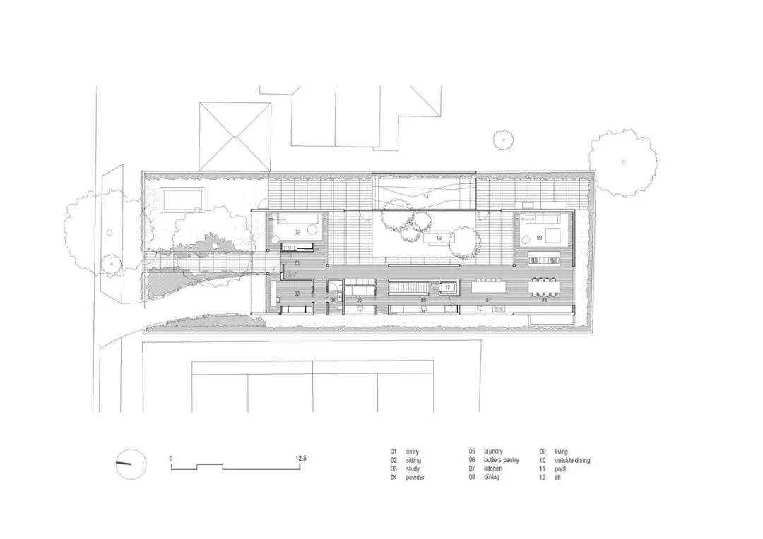 墨尔本 U 型现代别墅 | 坚固与温暖的二元探索-39