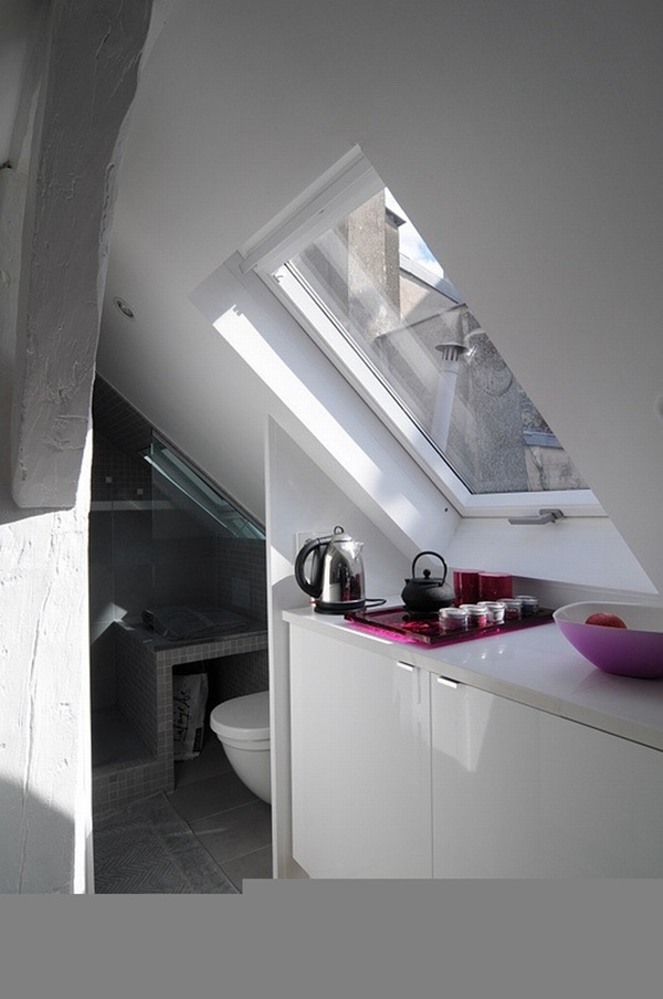 ㎡全功能顶层阁楼设计-3