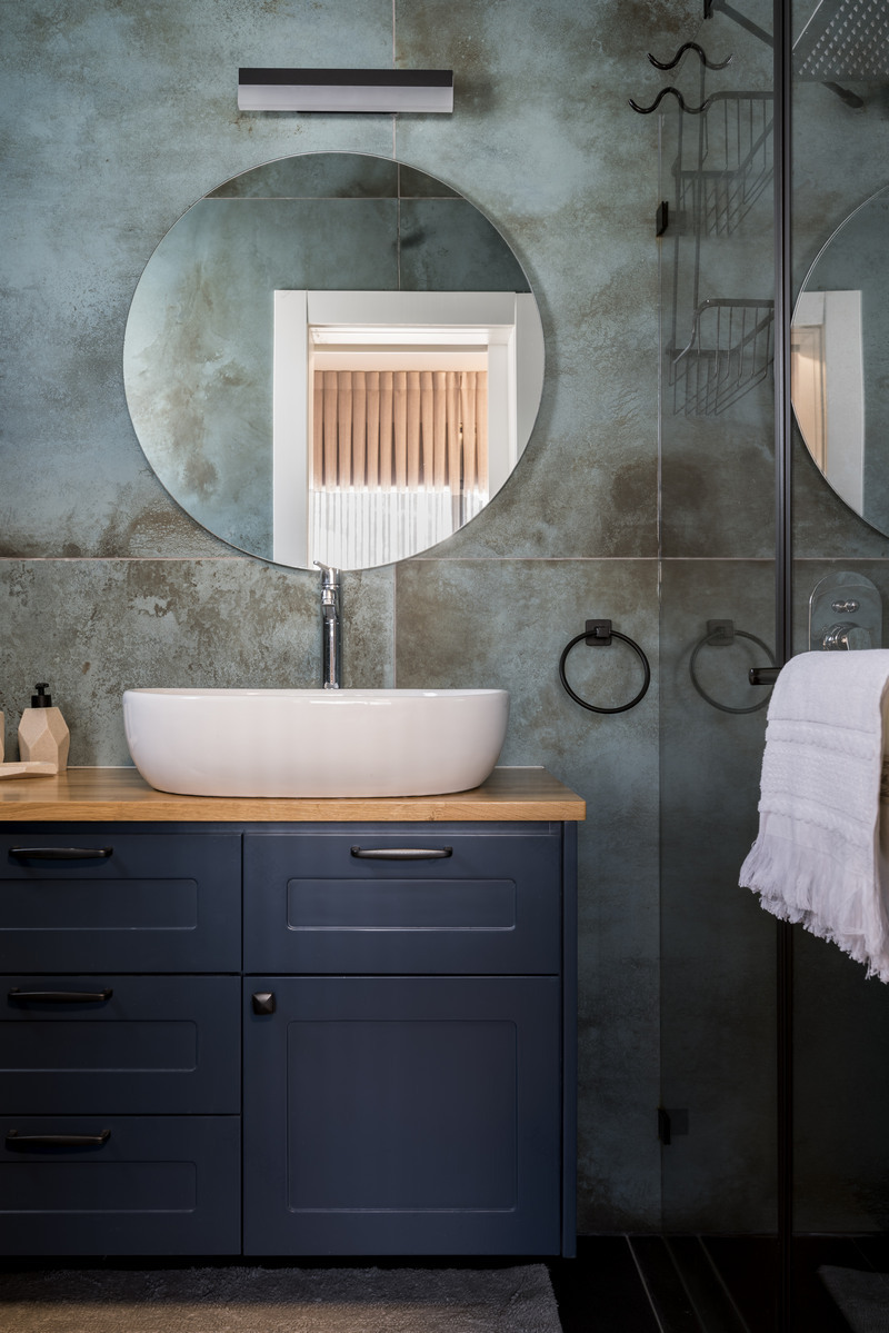 诺埃兹风格蓝色公寓室内设计丨以色列丨瑞珍·本·哈莫-22