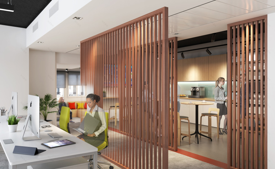 Office Interiors & Open Spaces - 3D & VR 360°-6