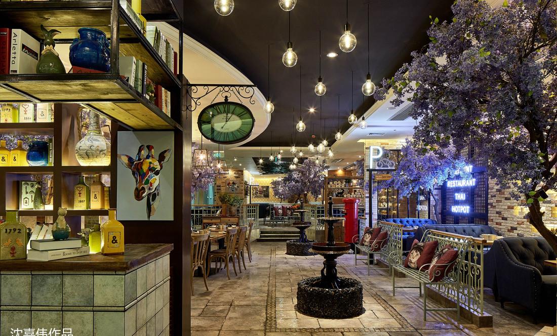 火锅店丨沈嘉伟设计作品—大象十方泰式海鲜火锅-4