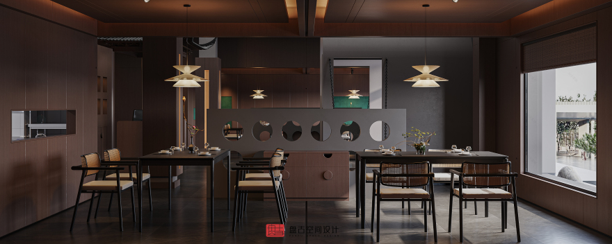 湘意创意菜餐厅丨盘古空间设计-20