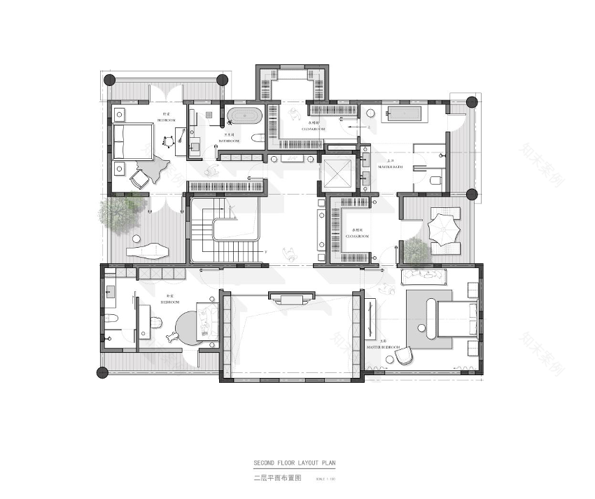 北京鲁能格拉斯小镇1000㎡别墅丨中国北京丨北京辞达善空间设计-85
