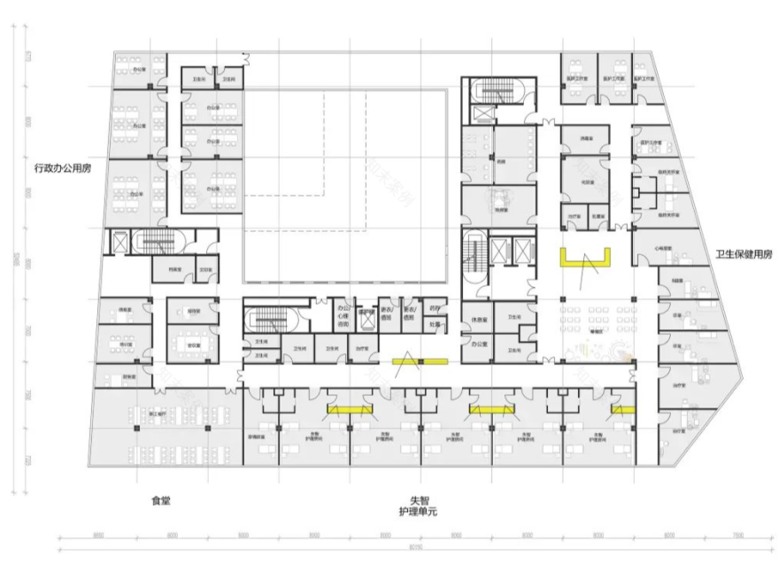深圳龙岗区养老护理院丨中国深圳丨尼克建筑设计集团+中机国际工程设计研究院有限责任公司-76