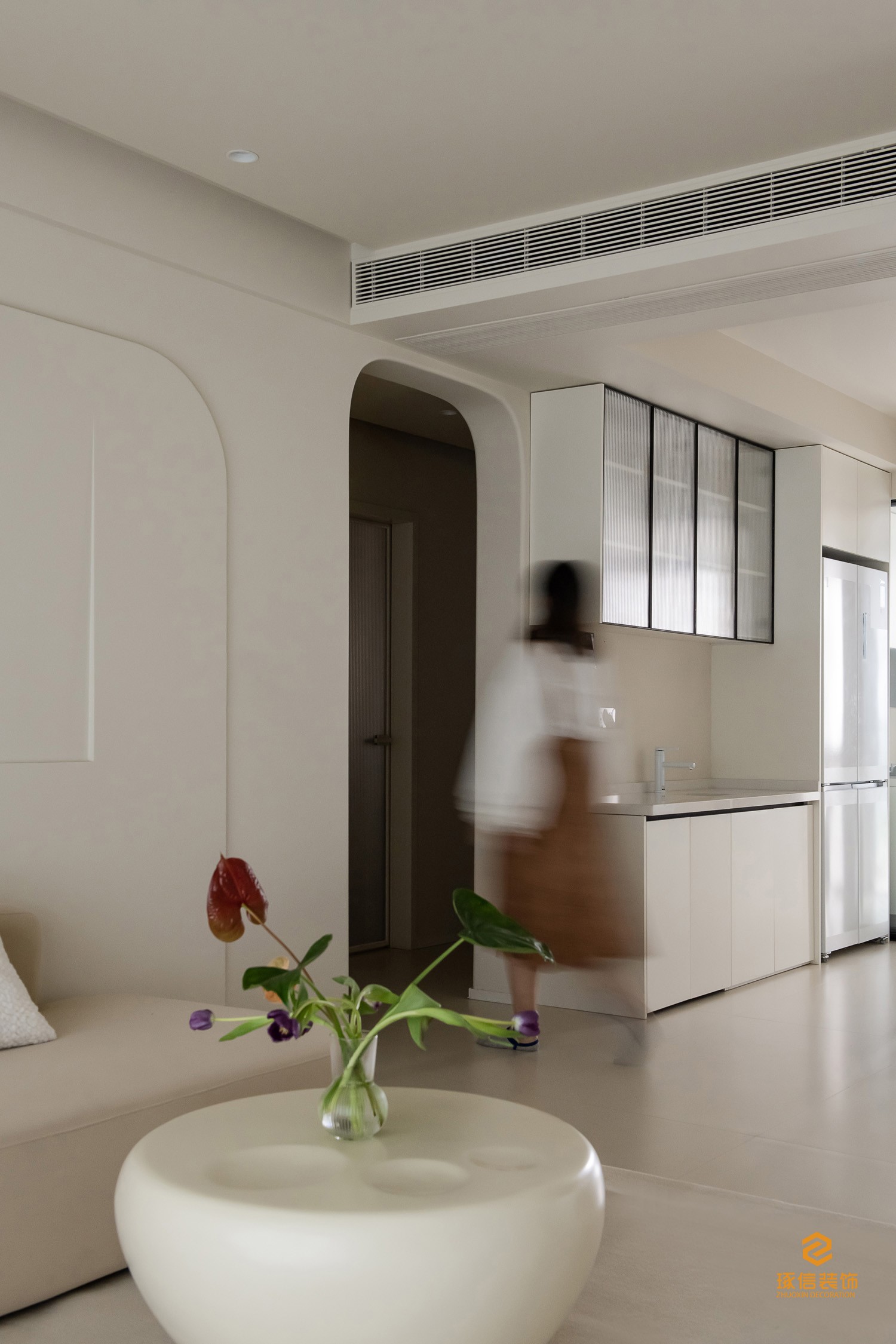 奶油混搭风家居设计丨琢信装饰-15