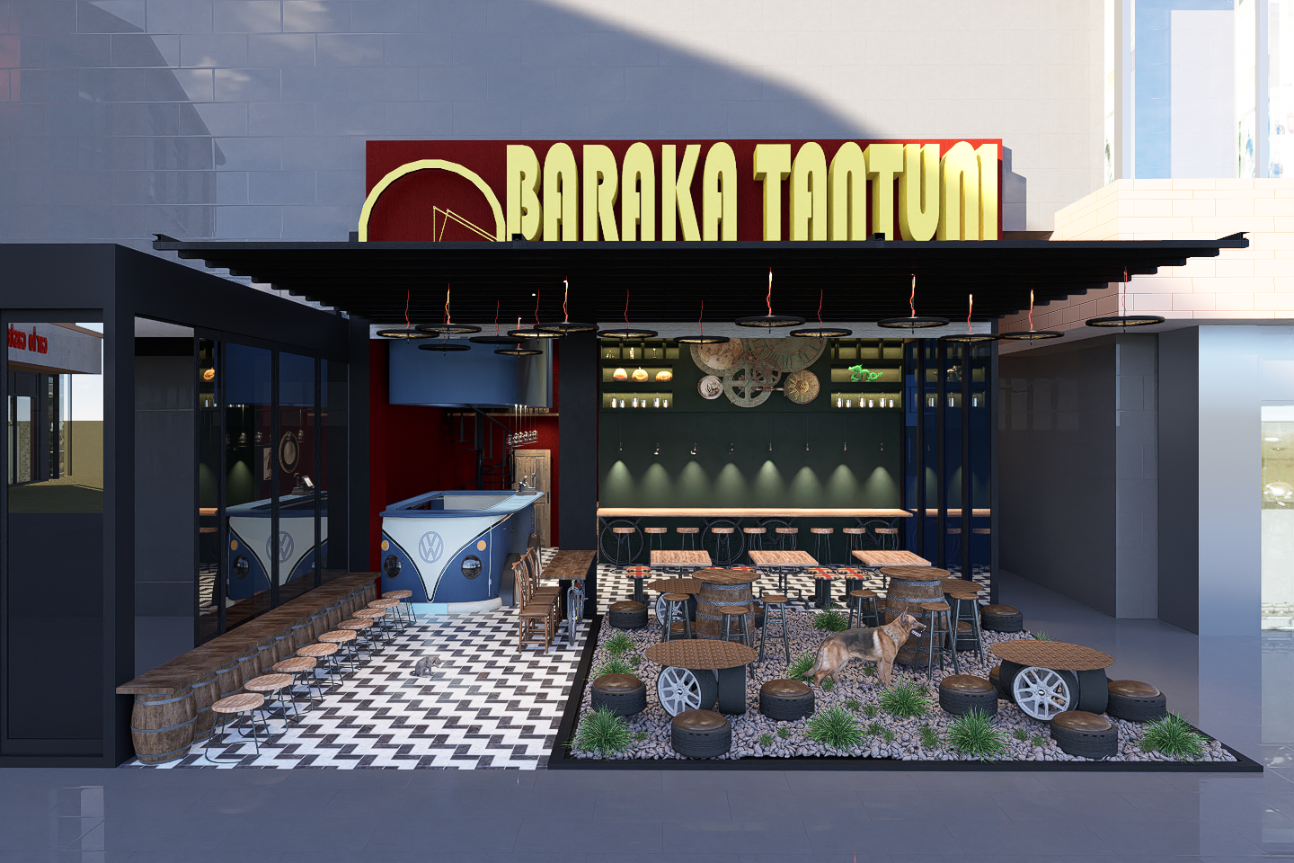 STEAMPUNK FAST FOOD RESTAURANT ANKARA BEŞTEPE-0