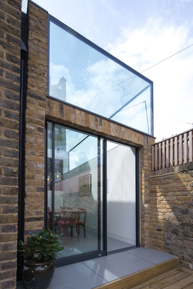 伦敦玻璃盒住宅的室内设计亮点-30