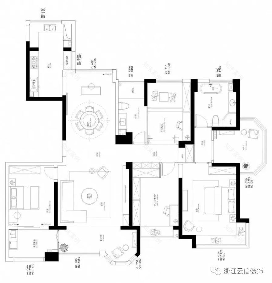 极简黑白灰,打造温馨高级住宅-34