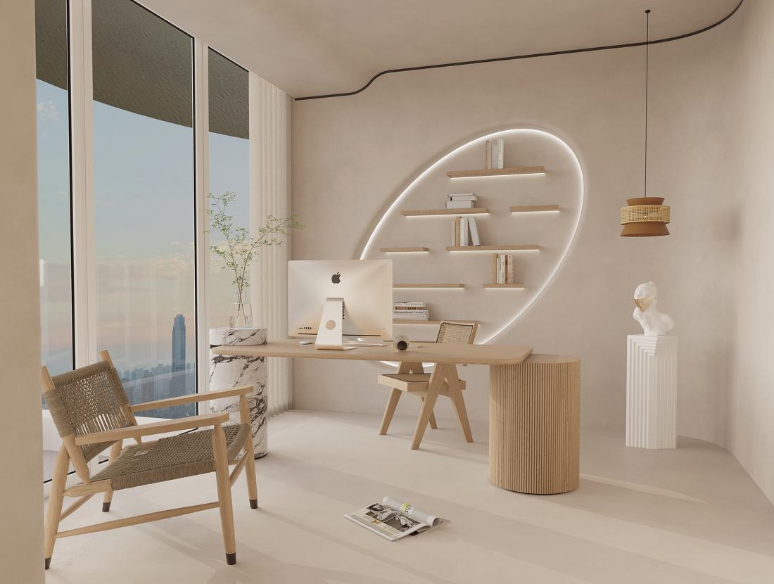 浪漫茶室空间设计-12