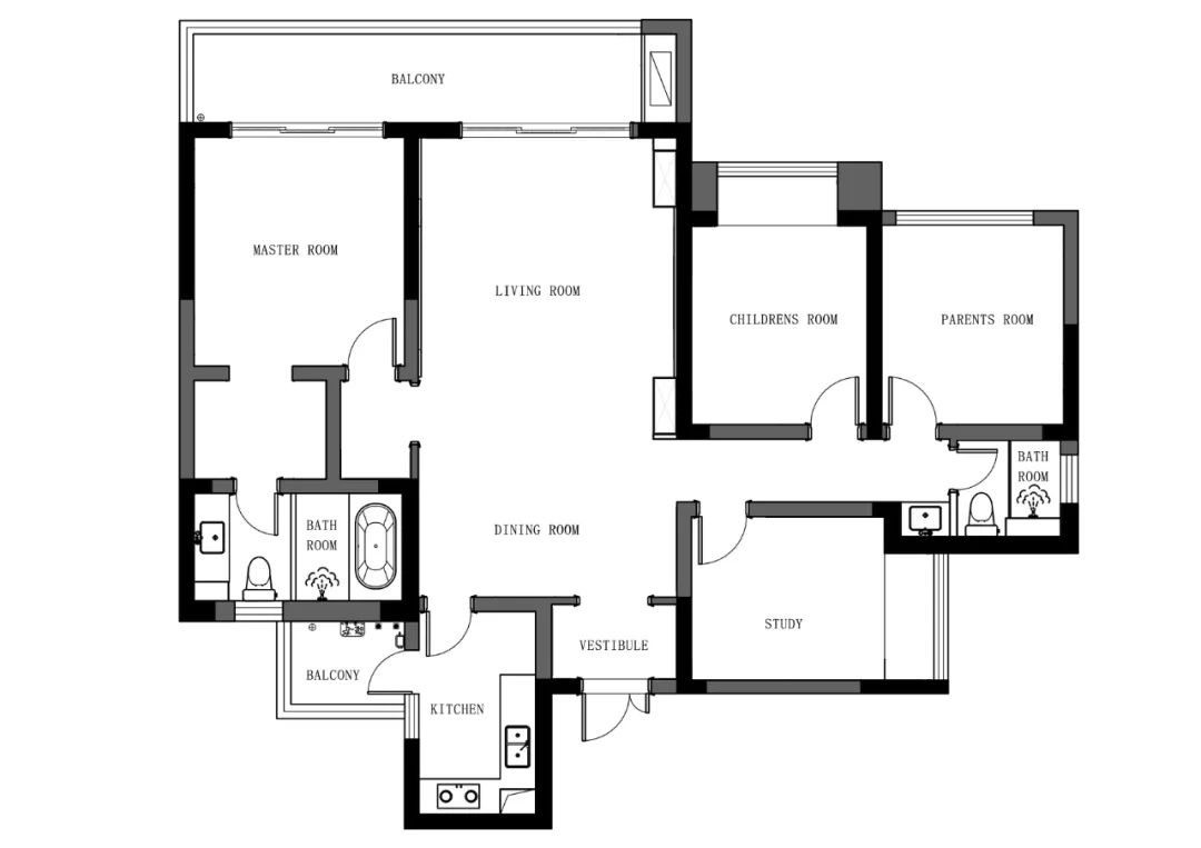 微风沁绿 · 成都青秀未遮山精装房全案设计丨中国成都丨亦舍设计-71