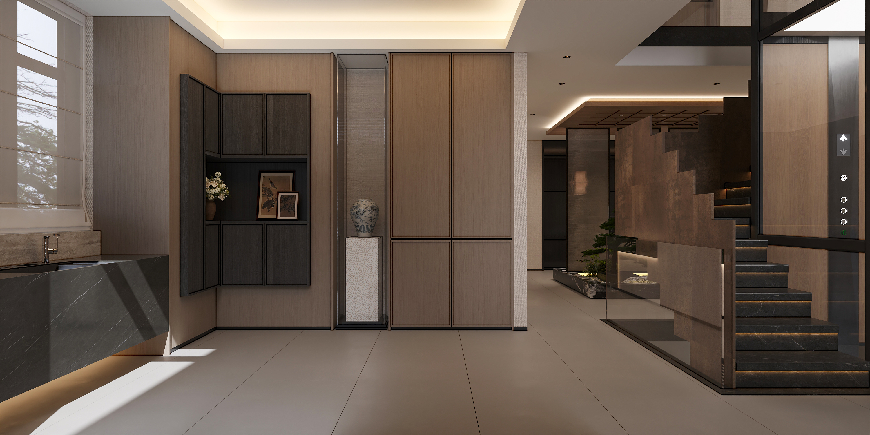 武汉  红莲湖高尔夫庄园535㎡    宋式美学效果表现-18