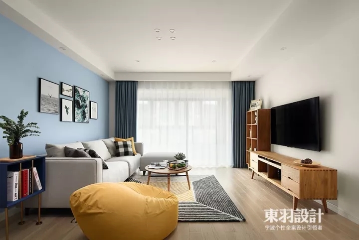 东羽设计 | 新外滩壹号140㎡北欧风-14