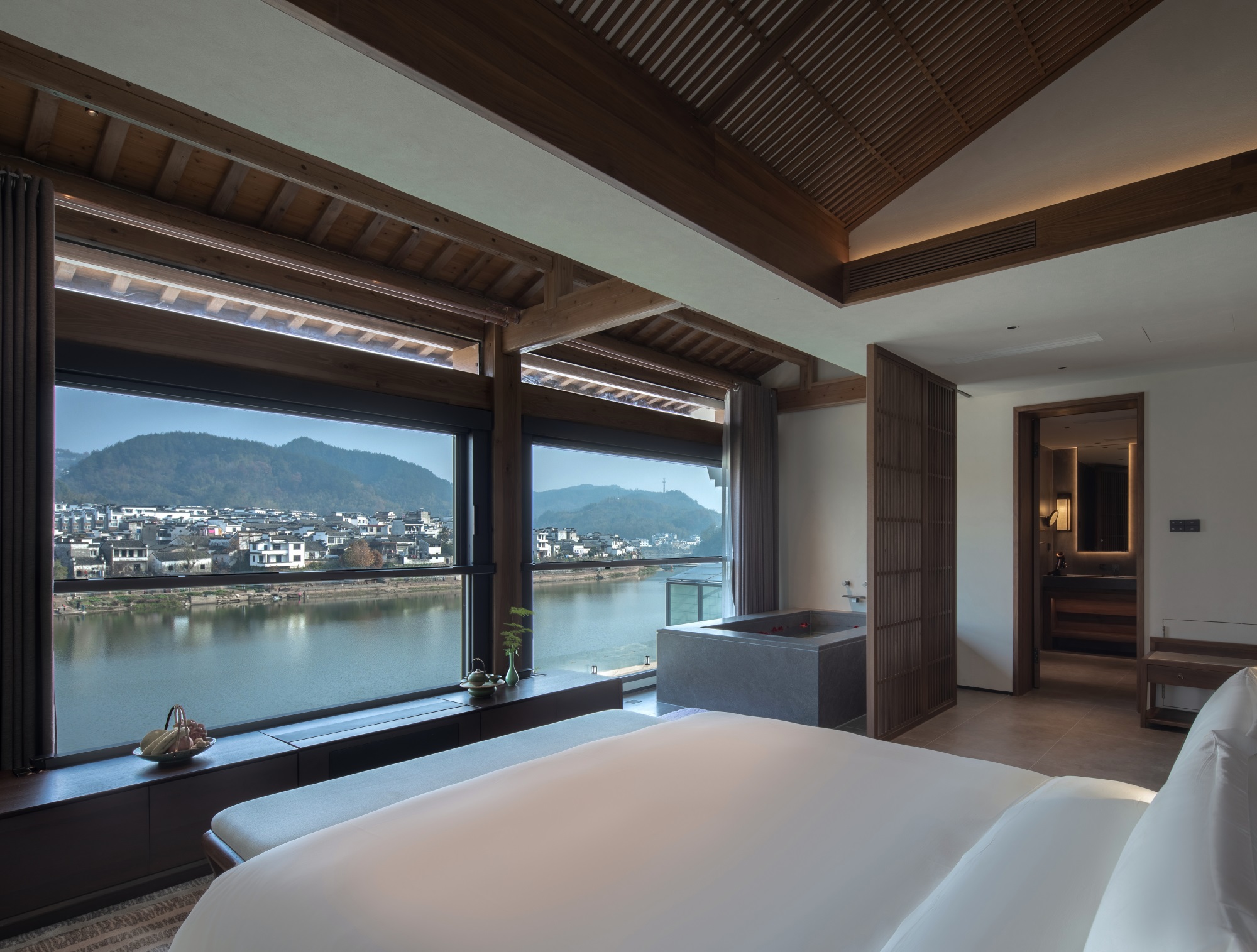 黄山紫阳烟雨度假酒店丨中国安徽丨风合睦晨空间设计-132