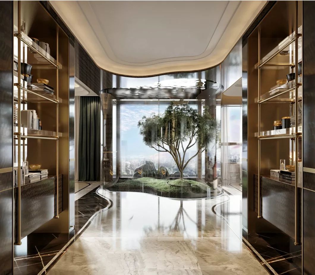 都会新贵之家 | 时尚白鹿豪宅,传统与现代的完美融合-21